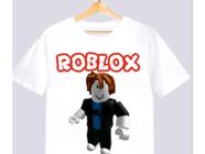 Camiseta blusa preta infantil menino roblox - Estampmax