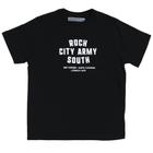 Camiseta Rock City Army South Juvenil Preto