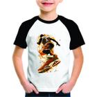 Camiseta Roupa de Criança Kids de Basquete Personalizado