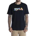 Camiseta RVCA Black Book SM24 Masculina Preto