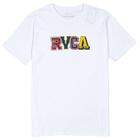 Camiseta Rvca Letterman Branco