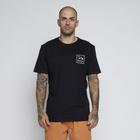 Camiseta RVCA R471A0456 Hawaii VA - Preto