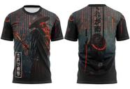 Camisa Camiseta Ninja/samurai Caveira Japonês Estilosa - Estilo Kraken -  Camiseta Feminina - Magazine Luiza