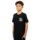 Camiseta Santos Oficial Juvenil Escudo Bordado