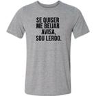 Camiseta se quiser me beijar avisa sou lerdo divertido