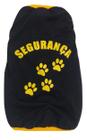 Camiseta Segurança Para Cães Cor Preto Tamanho Egg