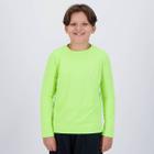 Camiseta Selene Manga Longa Proteção UV50+ Juvenil Verde Neon