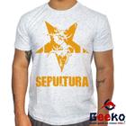 Camiseta Sepultura 100% Algodão Rock Nacional Geeko