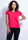 Camiseta Silk Logo Triangulo Guess Vermelho