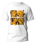 Camiseta Simba Rei Leão Desenho Camisa 100% Algodão