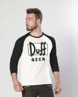 Camiseta Simpsons Duff Beer Raglan SVK