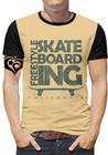 Camiseta Skate PLUS SIZE Skatista Masculina Roupa Esporte AM