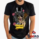 Camiseta Slash 100% Algodão Diversas Cores Guns N Roses  Rock Geeko