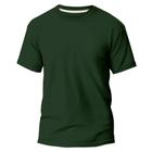 Camiseta Slim 100% Algodão Premium Unissex Cor verde musgo