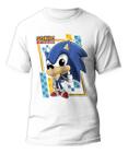 Camiseta Sonic The Hedgehog Camisa Jogo Gamer 100% Algodão