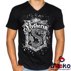 Camiseta Sonserina 100% Algodão Harry Potter Slytherin Geeko