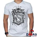 Camiseta Sonserina 100% Algodão Harry Potter Slytherin Geeko