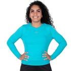 Camiseta Speedo UV Protection M/L Feminina Azul