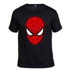 Camiseta Spider Man Homem Aranha Teia Adulto Manga Curta