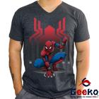 Camiseta Spiderman 100% Algodão Homem Aranha Homem-Aranha Geeko