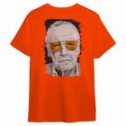 Camiseta Stan Lee Nas Costas 100% Algodão Edição Limitada