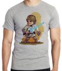 Camiseta Star Wars Luke Skywalker Blusa criança infantil juvenil adulto camisa tamanhos