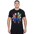 Camiseta Super Mario Bros Gamer Infantil Personalizada