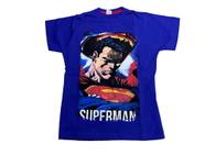 Camiseta Superman Super Homem Blusa Infantil Super Herói Personagem Maj425 BM