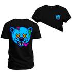 Camiseta T-Shirt Algodão Premium 30.1 Urso Zumbi Frente Costas