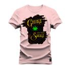 Camiseta T-Shirt Algodão Premium Estampada Choke Smoke