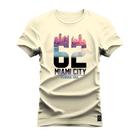 Camiseta T-shirt Algodão Unissex Street Estampada Manhattan Vibes