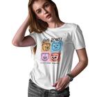 Camiseta T-Shirt Baby Look Feminina Algodão Cool Bears