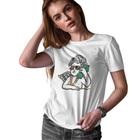 Camiseta T-Shirt Baby Look Feminina Algodão Estampa Querubim