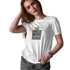 Camiseta T-Shirt Baby Look Feminina Algodão Estampada Cat