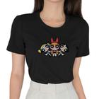 Camiseta Feminina Meninas Super Poderosas Docinho Chemical Baby Look