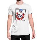 Camiseta T-Shirt Flores Neon Genesis Evangelion Rei Ayanami