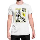 Camiseta T-Shirt Kaikyuu Bokuto Amarelo Algodão