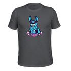 Camiseta T-Shirt Malha 30.1 Estampada Coelho