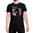 Camiseta T-Shirt Mikasa Ackerman Anime Attack On Titan Rosto