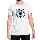 Camiseta T-Shirt Olho Grego Estiloso Eyes Algodão