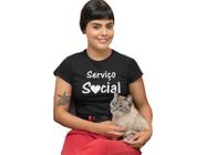 Camiseta Serviço Social Amor à Profissão Camisa Branca Assistente Social  Profissional - Mavili Criativa Mvl - Camiseta Feminina - Magazine Luiza