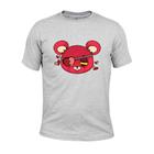 Camiseta T-Shirt Tecido Macio Urso Coração