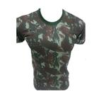 Camiseta Tática Militar Camuflada Padrão Exército - Dry Fit