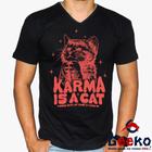 Camiseta Taylor Swift 100% Algodão Karma is a Cat Geeko