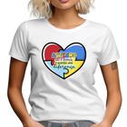 Camiseta Tema Autista Camisa Blusa Babylook Autismo Atipico