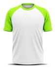 Camiseta Térmica Esportiva Colegial Manga Curta Rash Guard Masculina Feminina Academia Treino Branco