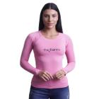 Camiseta Térmica Feminina Uv50+ Texas Farm - Uvf001 - Rosa Pastel