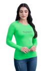 Camiseta Térmica Feminina Uv50+ Texas Farm - Uvf001 - Verde Neon