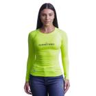 Camiseta Térmica Feminina Uv50+ Texas Farm - Uvf006 - Amarelo Neon