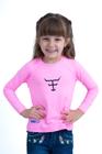 Camiseta Térmica Infantil Uv50+ M. Longa - Uvmini004 - Rosa Chiclete - Texas Farm